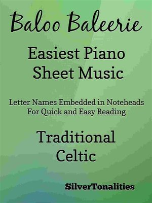 cover image of Baloo Baleerie Easiest Piano Sheet Music